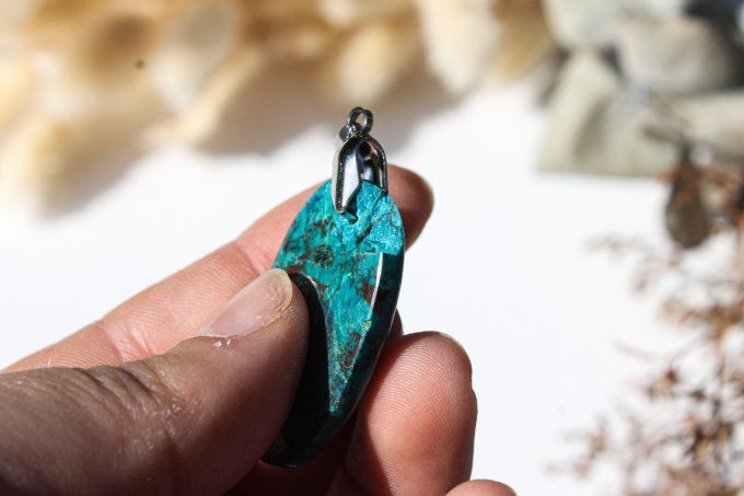 Pendentif Chrysocolle 3 