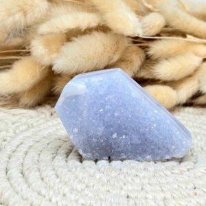 Bloc Calcédoine bleue