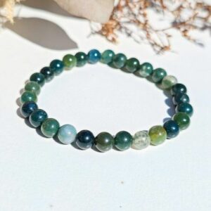 Bracelet Agate mousse