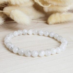 Bracelet Labradorite blanche