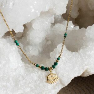Collier Malachite
