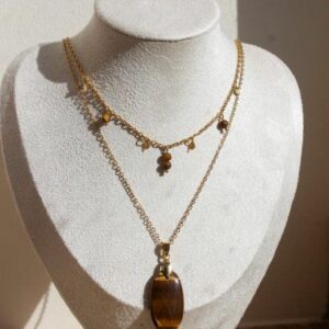 Collier Œil de tigre – Présence & Protection
