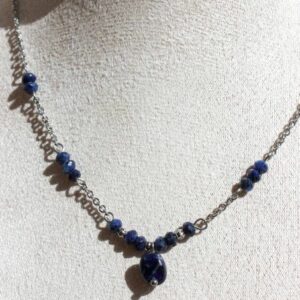 Collier Sodalite – Clarté mentale & Justesse intérieure