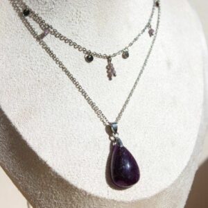 Collier double Améthyste – Fluidité & Ouverture spirituelle