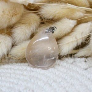 Pendentif Quartz rose