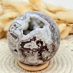 Sphère Agate crazy lace