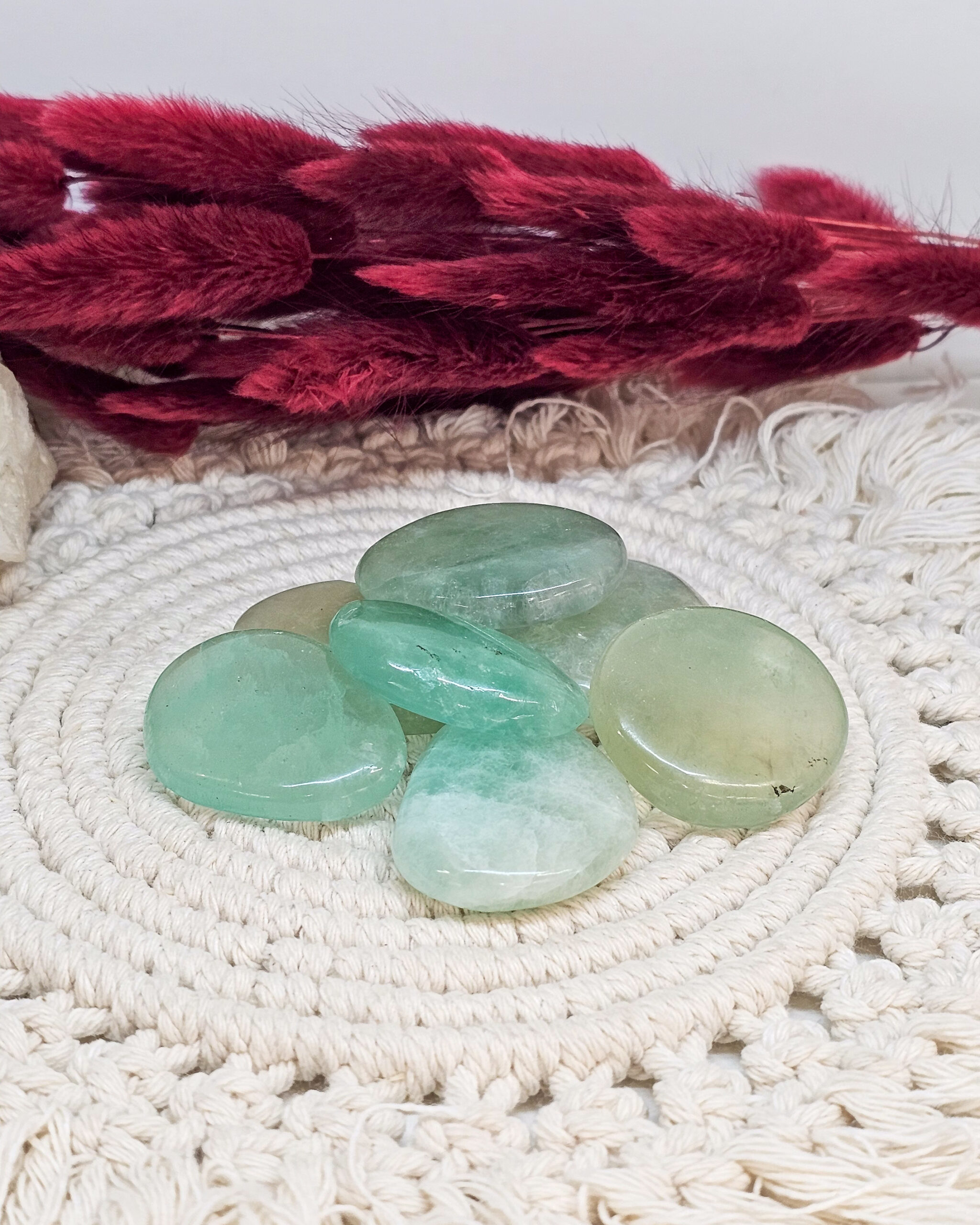 Galet Fluorite Verte