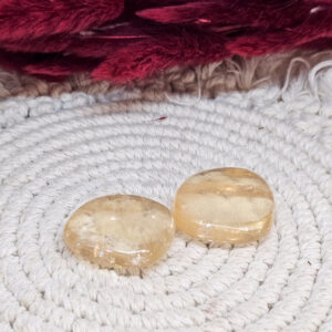 Galet Calcite Miel