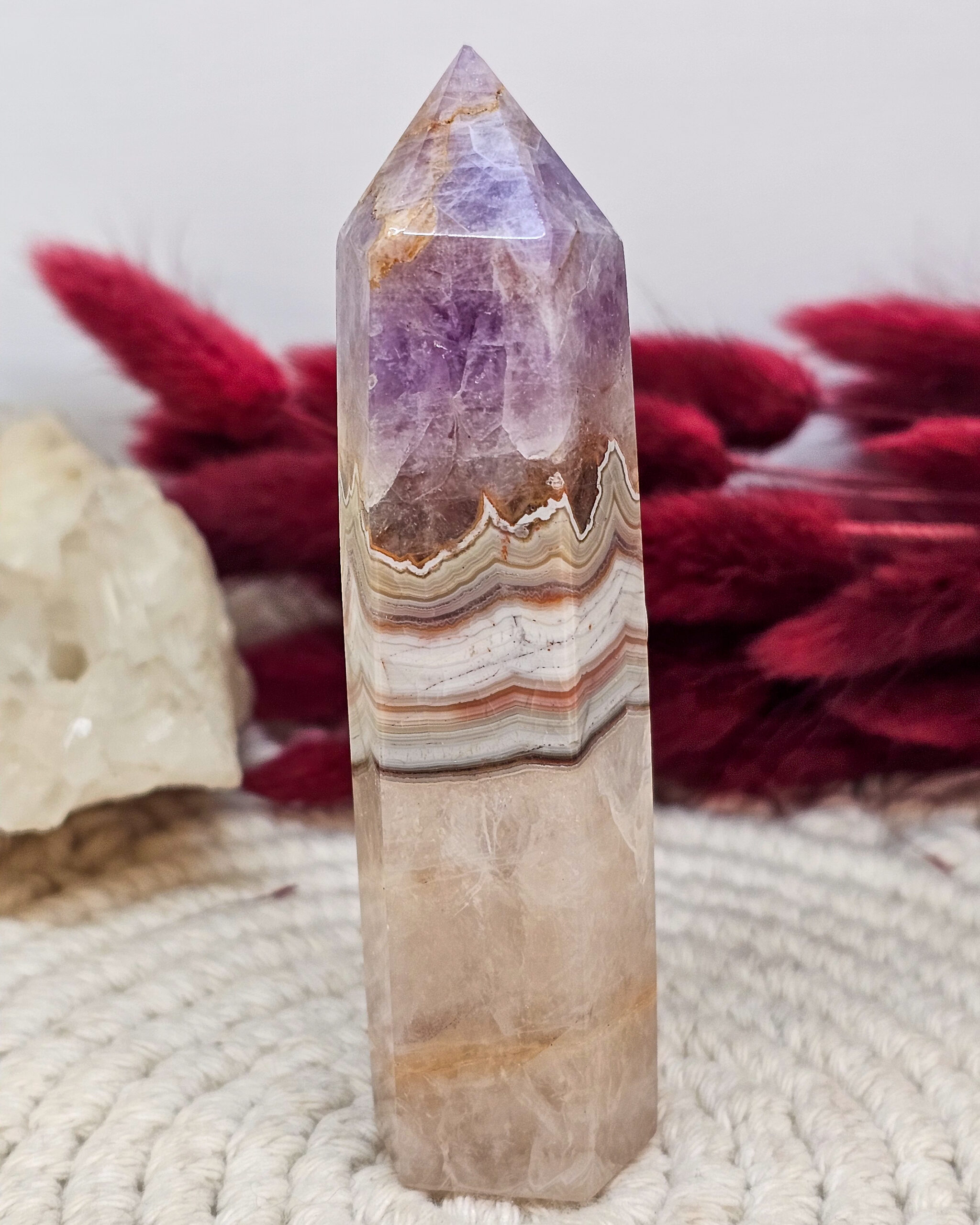 Pointe d’Améthyste avec Agate – Image 2