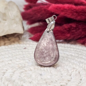 Pendentif Lépidolite gemme