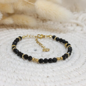 Bracelet Tourmaline noire – Protection & Stabilité intérieure