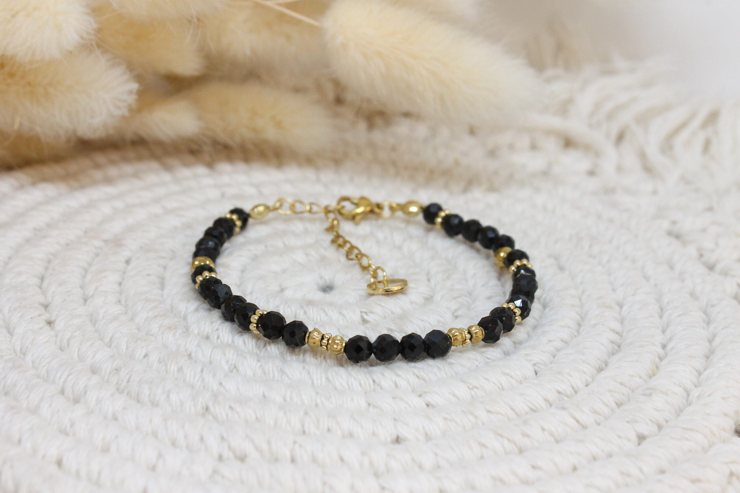 Bracelet Tourmaline noire – Protection & Stabilité intérieure